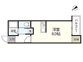 広島県広島市西区己斐本町2丁目（賃貸マンション1R・2階・23.13㎡） その2