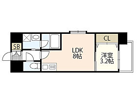 広島県広島市中区西白島町（賃貸マンション1LDK・13階・29.98㎡） その2