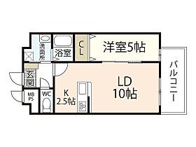 広島県広島市中区住吉町（賃貸マンション1LDK・10階・41.08㎡） その2