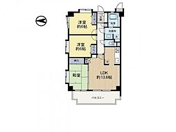 グランシティ八王子北野 3LDKの間取図画像