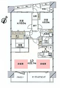 間取り:開放感溢れる広々とした22帖以上のリビングで、豊かなくつろぎを 間取り:開放感溢れる広々とした22帖以上のリビングで、豊かなくつろぎを