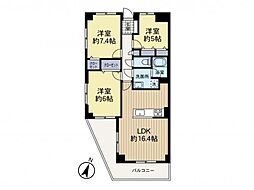 間取図画像 3LDK