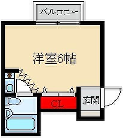 ベストレジデンス寝屋川 ｜大阪府寝屋川市池田1丁目(賃貸マンション1R・1階・17.00㎡)の写真 その2