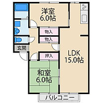 デュバンドーレA棟  ｜ 大阪府寝屋川市木屋町7-41（賃貸アパート2LDK・1階・54.17㎡） その2