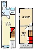 萱島桜園町22-4貸家  ｜ 大阪府寝屋川市萱島桜園町22-4（賃貸一戸建2LDK・1階・38.05㎡） その2