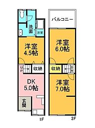 🉐敷金礼金0円！🉐大久保町2丁目テラスハウス