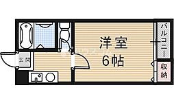 プレアール寝屋川高柳 1Kの間取図画像