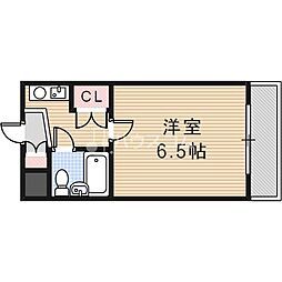 エクセルシード 1Kの間取図画像