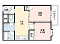 マンションウエストプラザ1階6.4万円