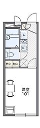 レオパレスグレイス4 1Kの間取図画像
