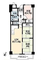 物件の間取り