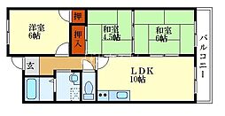 メゾンジョイ 3LDKの間取図画像