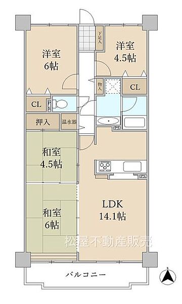 間取りを拡大表示