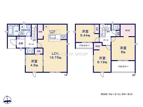 間取りを拡大表示
