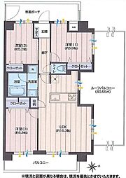 間取図画像 3LDK