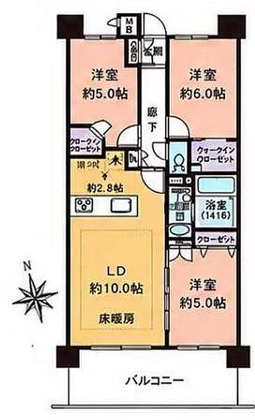 間取りを拡大表示