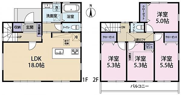 間取りを拡大表示