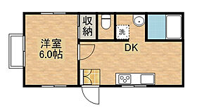 山本コーホーハイツB 101 ｜ 栃木県宇都宮市山本3丁目7-10（賃貸アパート1DK・1階・26.50㎡） その2