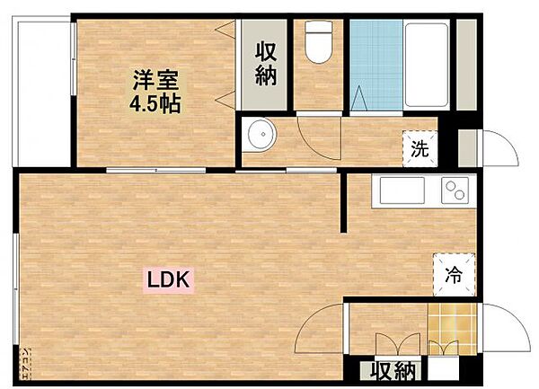 ソレイユ・ルヴァン 503｜栃木県宇都宮市旭2丁目(賃貸マンション1LDK・5階・44.85㎡)の写真 その2