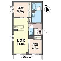 ヴィ　レーブ 102 ｜ 栃木県宇都宮市竹林町（賃貸アパート2LDK・1階・56.10㎡） その1