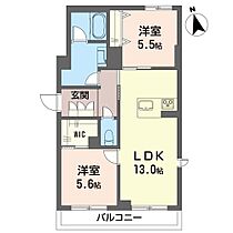 ヴィ　レーブ 101 ｜ 栃木県宇都宮市竹林町（賃貸アパート2LDK・1階・59.88㎡） その1