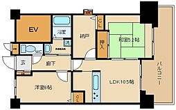 ベルレコルテ浜辺 2SLDKの間取図画像