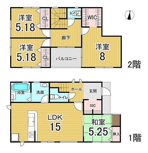 間取りを拡大表示