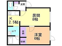 間取図画像 1LDK