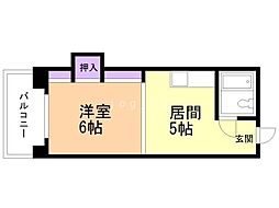 間取図画像 1DK