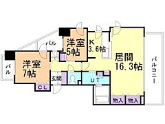 物件の間取り