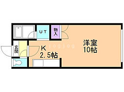 HOKUEI21 1Kの間取図画像
