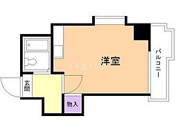 シティハイムN18. 1DKの間取図画像
