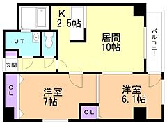 物件の間取り