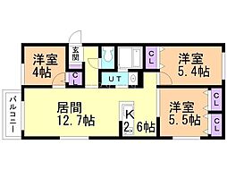 間取図画像 3LDK