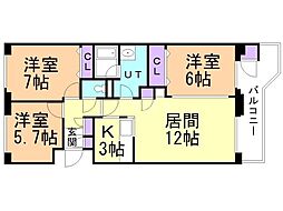 間取図画像 3LDK
