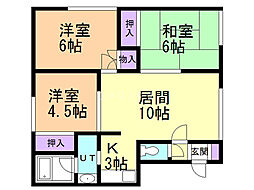 間取図画像 3LDK