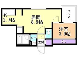 ＡＲＩＳＴＯ北7条 1階/101