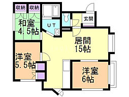 間取図画像 3LDK