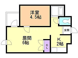 間取図画像 1LDK