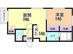間取図画像 1LDK