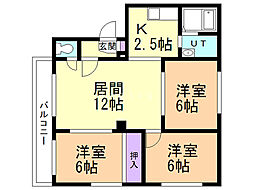 ノースリバーマンション 3階