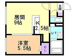 間取図画像 1LDK