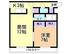 間取図画像 1LDK