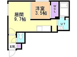 間取図画像 1LDK
