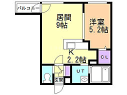 間取図画像 1LDK