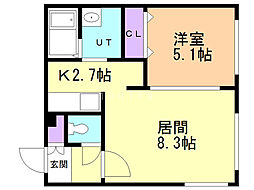 グランメール北20条 4階/402