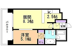 間取図画像 1LDK