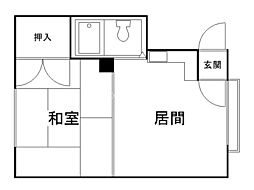 間取図画像 1DK