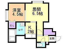 間取図画像 1LDK