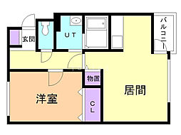 間取図画像 1LDK
